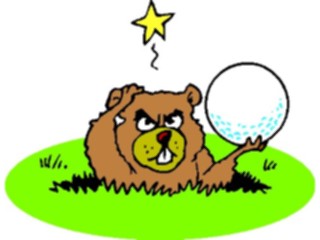 Sticker Custom Preview Image #120157 Sports Cartoons Golf Ball Gopher