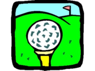 Sticker Custom Preview Image #120160 Sports Cartoons Golf Ball Tee2