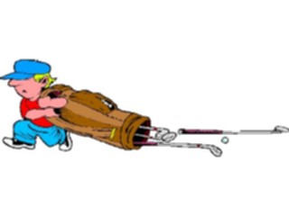 Sticker Custom Preview Image #120166 Sports Cartoons Golf Caddy2