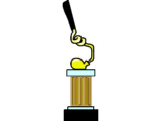 Sticker Custom Preview Image #120183 Sports Cartoons Golf Trophy2