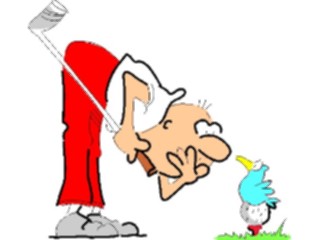 Sticker Custom Preview Image #120202 Sports Cartoons Golfer018