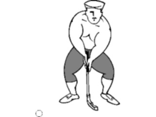 Sticker Custom Preview Image #120204 Sports Cartoons Golfer020