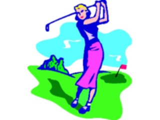 Sticker Custom Preview Image #120205 Sports Cartoons Golfer021