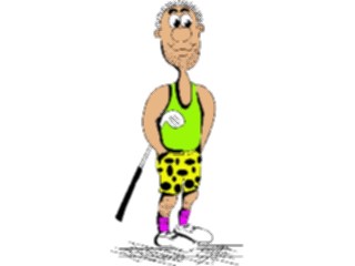 Sticker Custom Preview Image #120214 Sports Cartoons Golfer030