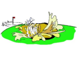 Sticker Custom Preview Image #120215 Sports Cartoons Golfer031