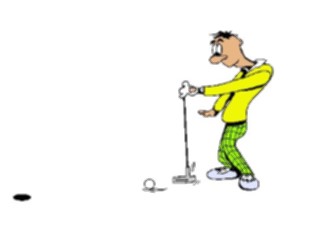 Sticker Custom Preview Image #120217 Sports Cartoons Golfer033