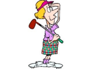 Sticker Custom Preview Image #120228 Sports Cartoons Golfer044