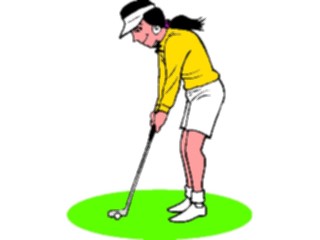 Sticker Custom Preview Image #120232 Sports Cartoons Golfer048