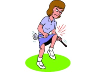 Sticker Custom Preview Image #120236 Sports Cartoons Golfer052