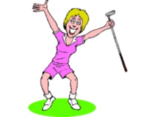 Sticker Custom Preview Image #120240 Sports Cartoons Golfer056