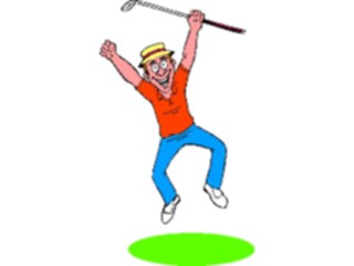 Sticker Custom Preview Image #120241 Sports Cartoons Golfer057