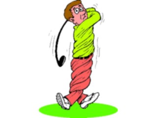 Sticker Custom Preview Image #120242 Sports Cartoons Golfer058