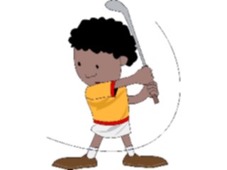 Sticker Custom Preview Image #120258 Sports Cartoons Golfer074