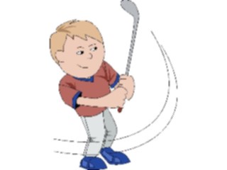 Sticker Custom Preview Image #120261 Sports Cartoons Golfer077