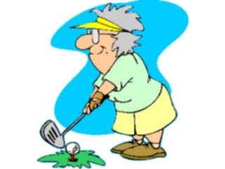 Sticker Custom Preview Image #120265 Sports Cartoons Golfer081