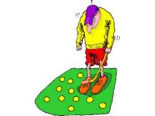 Sticker Custom Preview Image #120275 Sports Cartoons Golfer091