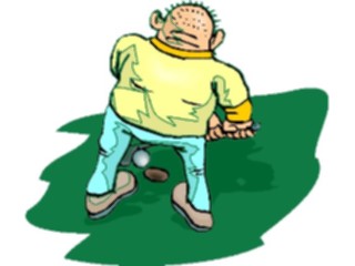 Sticker Custom Preview Image #120282 Sports Cartoons Golfer098