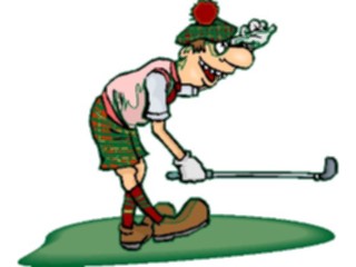 Sticker Custom Preview Image #120283 Sports Cartoons Golfer099