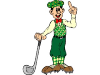 Sticker Custom Preview Image #120284 Sports Cartoons Golfer100