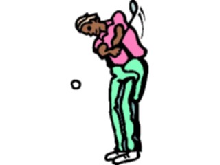 Sticker Custom Preview Image #120286 Sports Cartoons Golfer102