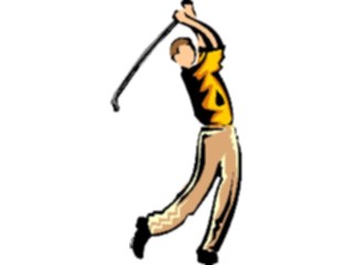 Sticker Custom Preview Image #120288 Sports Cartoons Golfer104