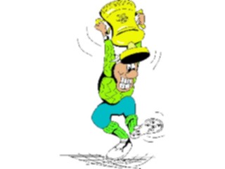 Sticker Custom Preview Image #120294 Sports Cartoons Golfer Champ