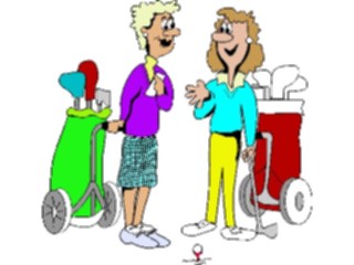 Sticker Custom Preview Image #120304 Sports Cartoons Golfers1