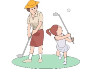 Sticker Custom Preview Image #120306 Sports Cartoons Golfers3