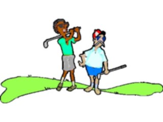 Sticker Custom Preview Image #120307 Sports Cartoons Golfers4