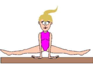 Sticker Custom Preview Image #120312 Sports Cartoons Gymnast02