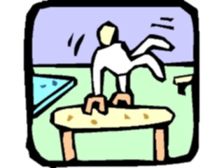 Sticker Custom Preview Image #120313 Sports Cartoons Gymnast03