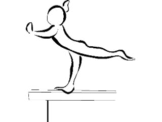 Sticker Custom Preview Image #120316 Sports Cartoons Gymnast06