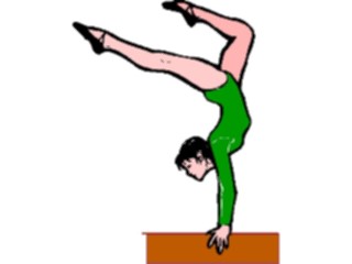 Sticker Custom Preview Image #120326 Sports Cartoons Gymnast16