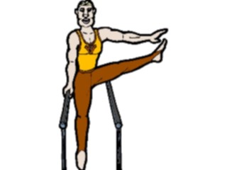 Sticker Custom Preview Image #120341 Sports Cartoons Gymnast31