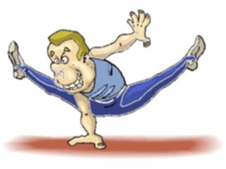 Sticker Custom Preview Image #120345 Sports Cartoons Gymnast35