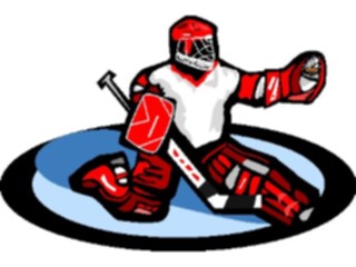 Sticker Custom Preview Image #120414 Sports Cartoons Ice Hockey Goalie2