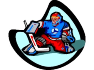 Sticker Custom Preview Image #120415 Sports Cartoons Ice Hockey Goalie3