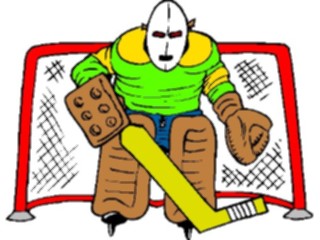 Sticker Custom Preview Image #120417 Sports Cartoons Ice Hockey Goalie5