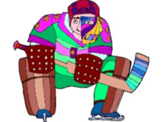 Sticker Custom Preview Image #120418 Sports Cartoons Ice Hockey Goalie6