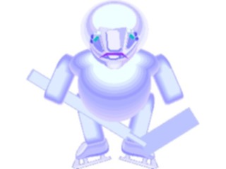 Sticker Custom Preview Image #120431 Sports Cartoons Ice Hockey Robot