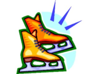 Sticker Custom Preview Image #120439 Sports Cartoons Ice Skates