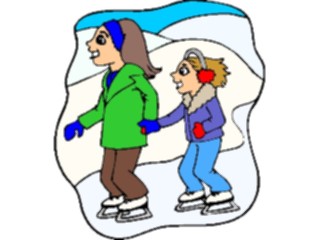 Sticker Custom Preview Image #120457 Sports Cartoons Ice Skating18