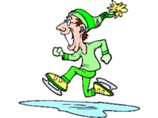 Sticker Custom Preview Image #120460 Sports Cartoons Ice Skating21