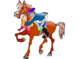 Sticker Custom Preview Image #120477 Sports Cartoons Jockey2