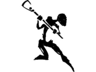 Sticker Custom Preview Image #120482 Sports Cartoons Lacrosse4