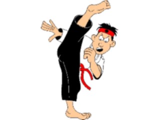 Sticker Custom Preview Image #120486 Sports Cartoons Martial Arts01