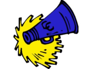 Sticker Custom Preview Image #120546 Sports Cartoons Megaphone Pompon1