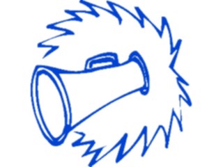 Sticker Custom Preview Image #120547 Sports Cartoons Megaphone Pompon2