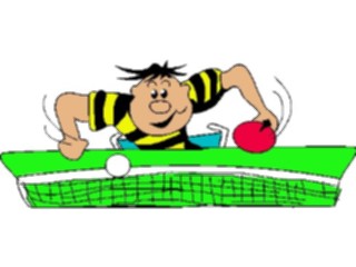 Sticker Custom Preview Image #120571 Sports Cartoons Ping Pong Player05