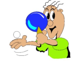 Sticker Custom Preview Image #120577 Sports Cartoons Ping Pong Player11